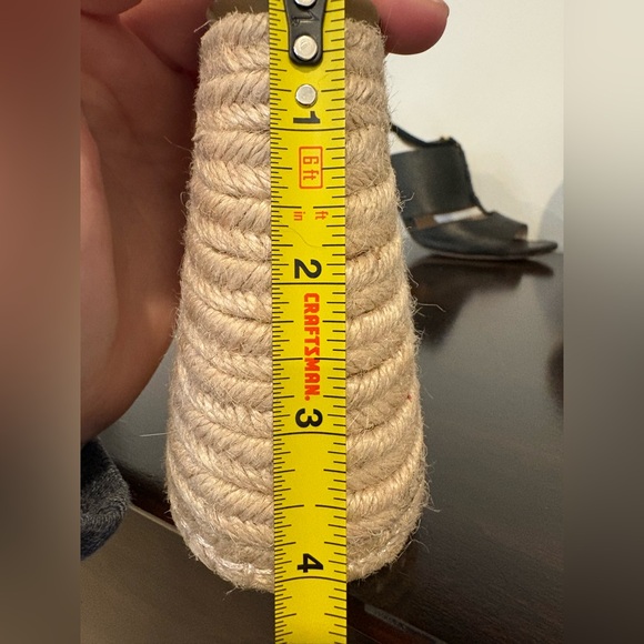 REED KRAKOFF Black Satin High-Cut Espadrille Wedges - Size 38 (US 7.5) - 4" Heel - Picture 7 of 7